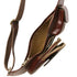 Leather crossover bag